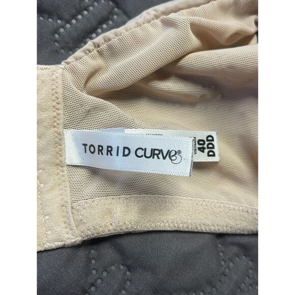 Torrid Curve 360 Back Smoothing Lightly Lined Full Coverage Bra – 40DDD Beige - Picture 9 of 10